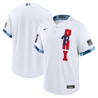 Men's Philadelphia Phillies Nike White 2021 MLB All-Star Game Replica Jersey