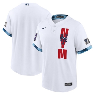Men's New York Mets Nike White 2021 MLB All-Star Game Replica Jersey