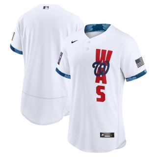 Men's Washington Nationals Nike White 2021 MLB All-Star Game Authentic Jersey