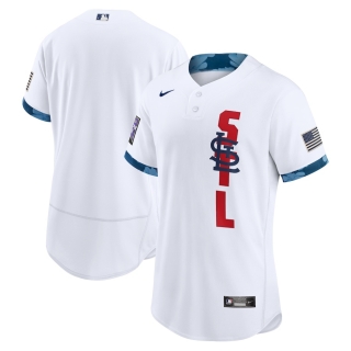 Men's St Louis Cardinals Nike White 2021 MLB All-Star Game Authentic Jersey