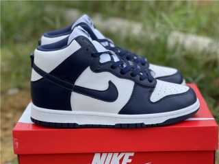 Authentic Nike SB Dunk High 'Midnight Navy'  Women Shoes