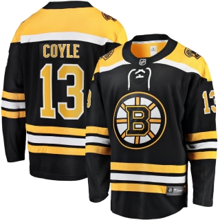 Men's Fanatics Branded Charlie Coyle Black Boston Bruins Home Premier Breakaway Player Jersey