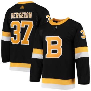 Men's adidas Patrice Bergeron Black Boston Bruins Alternate Authentic Player Jersey