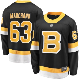 Men's Fanatics Branded Brad Marchand Black Boston Bruins Alternate Premier Breakaway Player Jersey