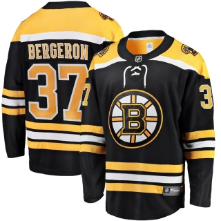 Men's Fanatics Branded Patrice Bergeron Black Boston Bruins Breakaway Player Jersey