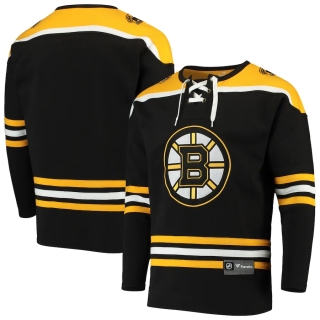 Men's Fanatics Branded Black Boston Bruins Franchise Pullover Sweatshirt