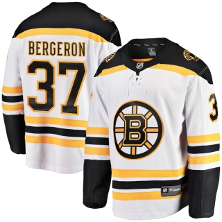 Men's Fanatics Branded Patrice Bergeron White Boston Bruins Breakaway Player Jersey