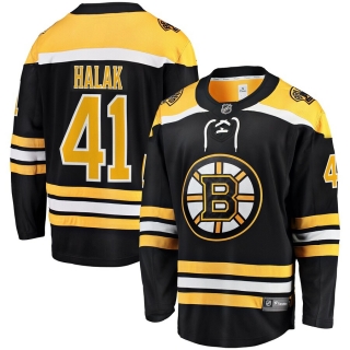 Boston Bruins Fanatics Branded Home Breakaway Jersey - Jaroslav Halak - Mens