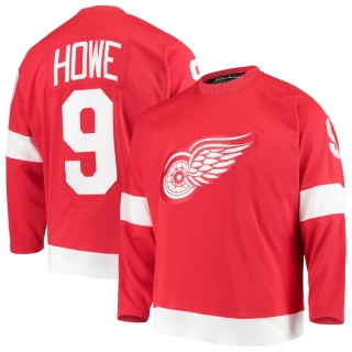 Men's adidas Gordie Howe Red Detroit Red Wings Authentic Heroes of Hockey Throwback Jersey