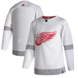 Men's adidas White Detroit Red Wings 2020-21 Reverse Retro Authentic Jersey
