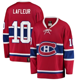 Men's Fanatics Branded Guy Lafleur Red Montreal Canadiens Premier Breakaway Retired Player Jersey