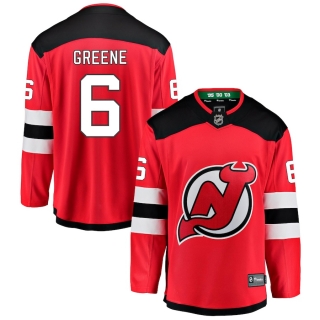 New Jersey Devils Fanatics Branded Home Breakaway Jersey - Andy Greene - Mens