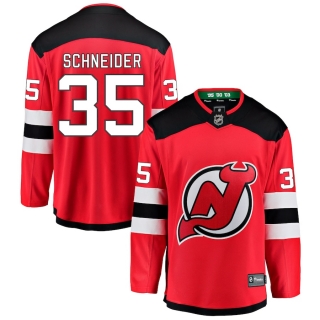 New Jersey Devils Fanatics Branded Home Breakaway Jersey - Cory Schneider - Mens
