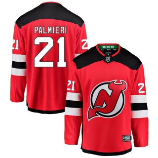 New Jersey Devils Fanatics Branded Home Breakaway Jersey - Kyle Palmieri - Mens
