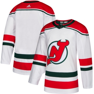 Men's adidas White New Jersey Devils Alternate Authentic Jersey