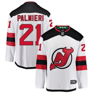 New Jersey Devils Fanatics Branded Away Breakaway Jersey - Kyle Palmieri - Mens