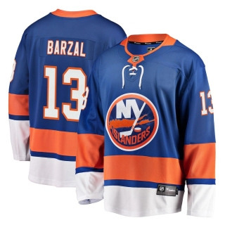 New York Islanders Fanatics Branded Home Breakaway Jersey - Mathew Barzal - Mens
