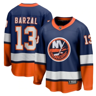 Men's Fanatics Branded Mathew Barzal Orange New York Islanders 2020-21 Special Edition Breakaway Player Jersey