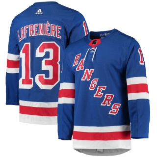 Men's adidas Alexis Lafreniere Blue New York Rangers Home Primegreen Authentic Pro Player Jersey