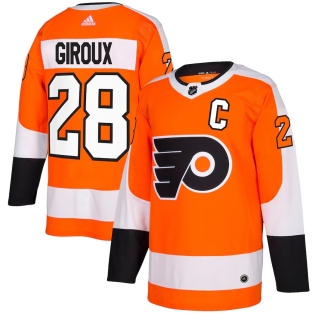 Men's adidas Claude Giroux Orange Philadelphia Flyers Authentic Player Jersey