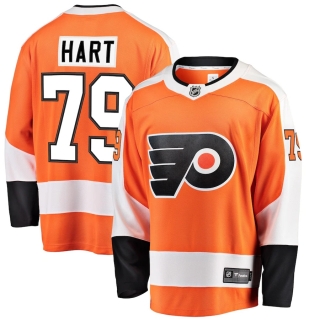 Men's Fanatics Branded Carter Hart Orange Philadelphia Flyers Home Premier Breakaway Player Jersey