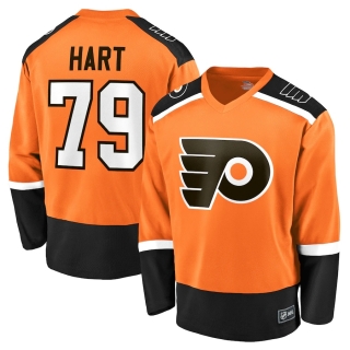Men's Fanatics Branded Carter Hart Orange Philadelphia Flyers Player Jersey
