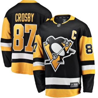 Men's Pittsburgh Penguins Sidney Crosby Fanatics Branded Black Breakaway Player Jersey