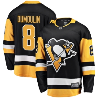 Men's Pittsburgh Penguins Brian Dumoulin Fanatics Branded Black Home Breakaway Player Jersey