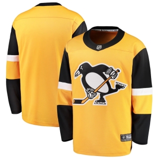 Men's Pittsburgh Penguins Fanatics Branded Gold Alternate Breakaway Jersey