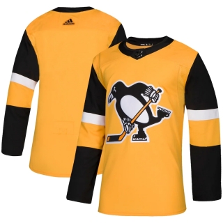 Men's Pittsburgh Penguins adidas Gold Alternate Authentic Jersey