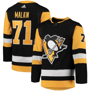 Men's Pittsburgh Penguins Evgeni Malkin adidas Black Home Primegreen Authentic Pro Player Jersey