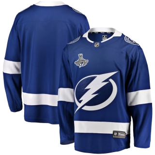 Men's Tampa Bay Lightning Fanatics Branded Blue Home 2020 Stanley Cup Champions Breakaway Jersey