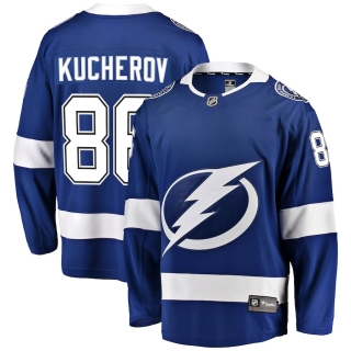 Men's Tampa Bay Lightning Nikita Kucherov Fanatics Branded Blue Home Breakaway Player Jersey