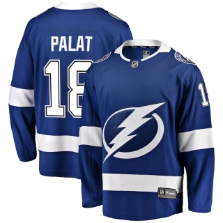 Men's Tampa Bay Lightning Ondrej Palat Fanatics Branded Blue Home Breakaway Player Jersey