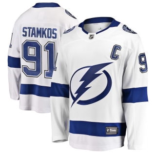 Men's Tampa Bay Lightning Steven Stamkos Fanatics Branded White Breakaway Player Jersey
