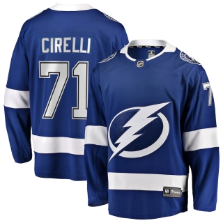 Men's Tampa Bay Lightning Anthony Cirelli Fanatics Branded Blue Home Breakaway Player Jersey