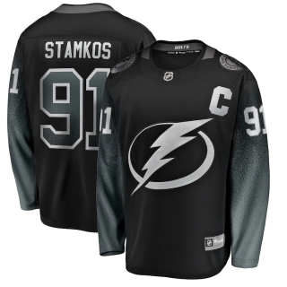 Men's Tampa Bay Lightning Steven Stamkos Fanatics Branded Black Alternate Breakaway Player Jersey
