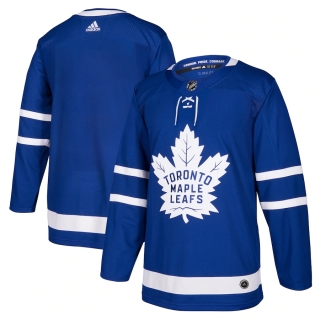 Men's Toronto Maple Leafs adidas Blue Home Authentic Blank Jersey