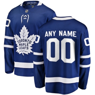 Men's Toronto Maple Leafs Fanatics Branded Blue Home Breakaway Custom Jersey