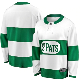 Men's Toronto St Pats Fanatics Branded White Premier Breakaway Jersey