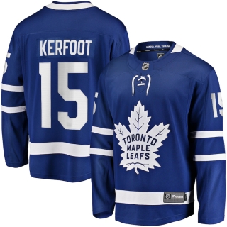 Men's Toronto Maple Leafs Alexander Kerfoot Fanatics Branded Blue Replica Player Jersey