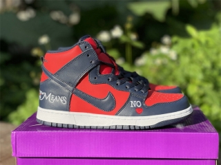 Authentic Supreme x Nike SB Dunk High “By Any Means” Women Shoes