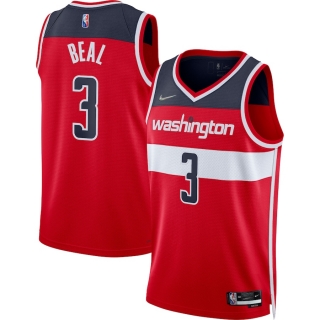 Men's Washington Wizards Bradley Beal Nike Red 2021-22 Diamond Swingman Jersey - Icon Edition