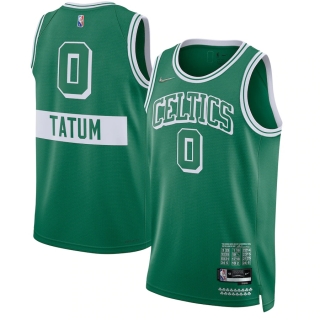 Men's Boston Celtics Jayson Tatum Nike Kelly Green 2021-22 Swingman Jersey - City Edition