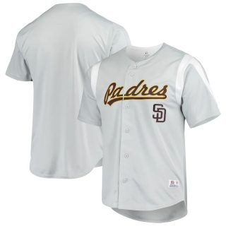Men's San Diego Padres Stitches Gray Chase Jersey