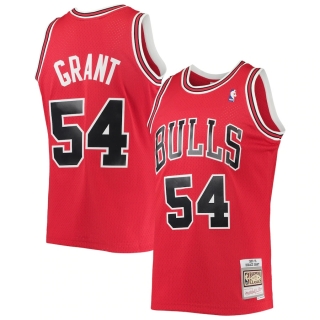 Men's Chicago Bulls Horace Grant Mitchell & Ness Red 1990-91 Throwback Dark Swingman Jersey