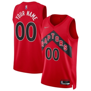 Men's Toronto Raptors Nike Red 2021-22 Diamond Swingman Custom Jersey - Icon Edition
