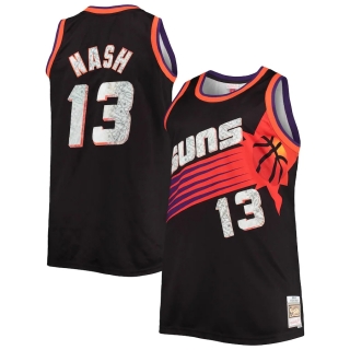 Men's Phoenix Suns Steve Nash Mitchell & Ness Black Big & Tall 1996-97 NBA 75th Anniversary Diamond Swingman Jersey