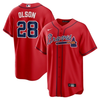 Men's Atlanta Braves Matt Olson Nike Red Alternate Replica Player Jersey
