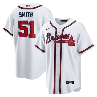 Men's Atlanta Braves Will Smith Nike White Home Replica Player Jersey
